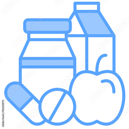 Vitamins And Supplements Icon