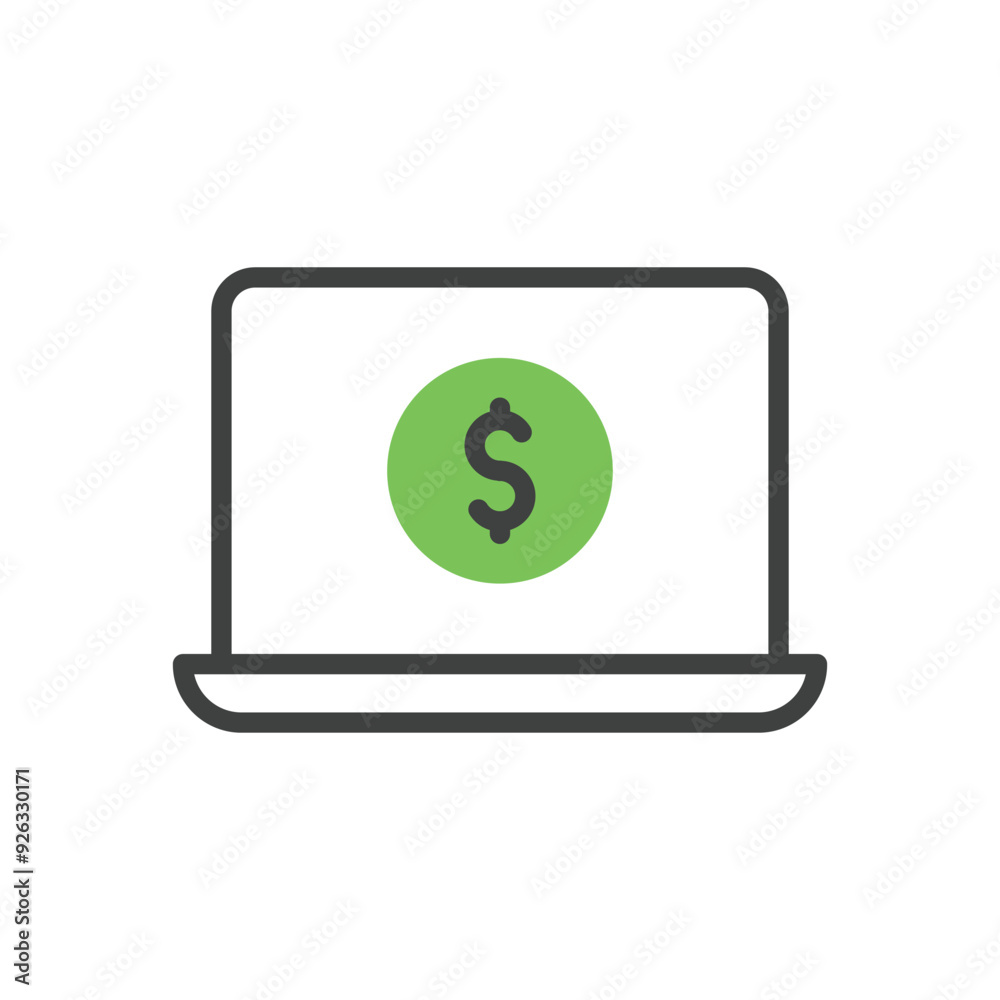 Online Business vector icon Online Business vector icon
