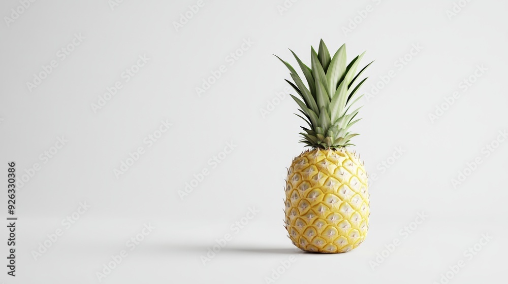 Pineapple on White Background Pineapple on White Background