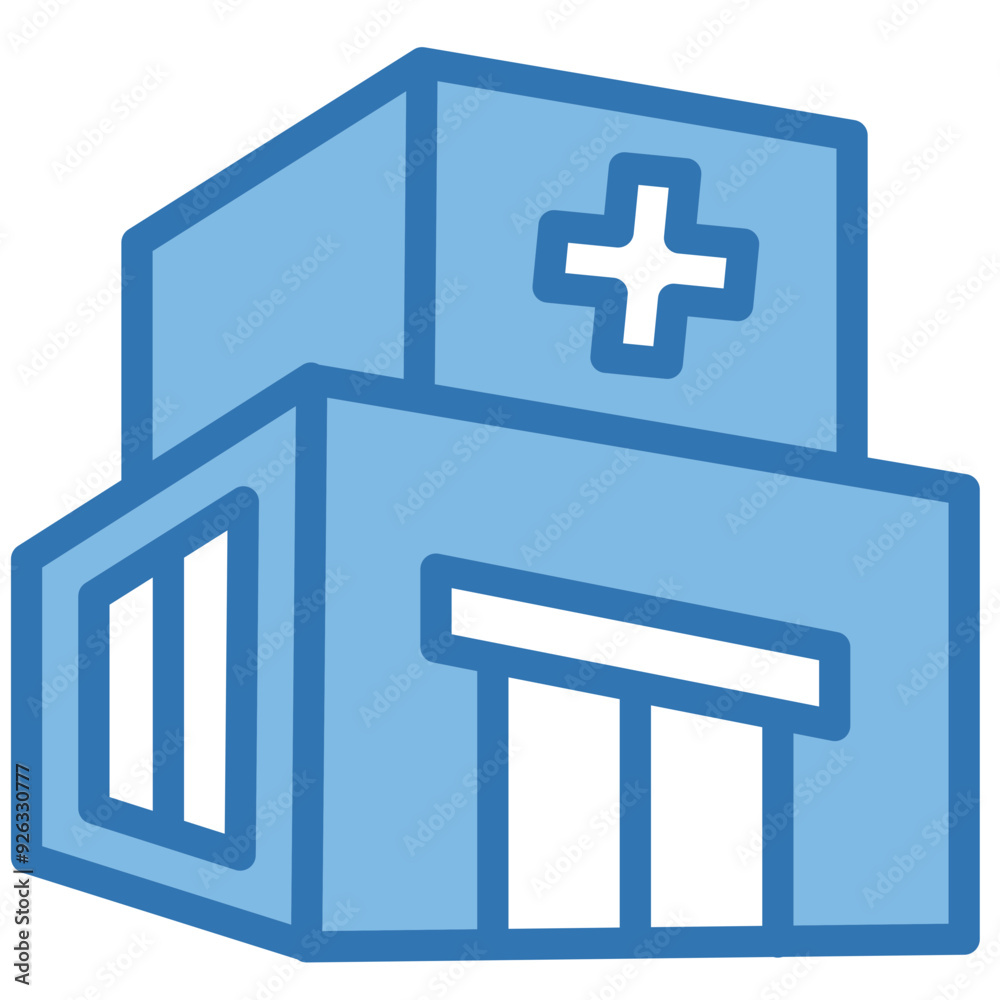 Fototapeta premium Hospital Icon