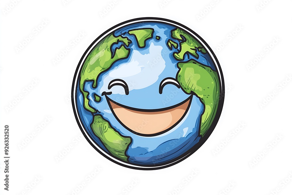World smile day illustration. World smile day illustration.