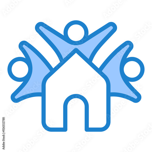 Community Building Icon