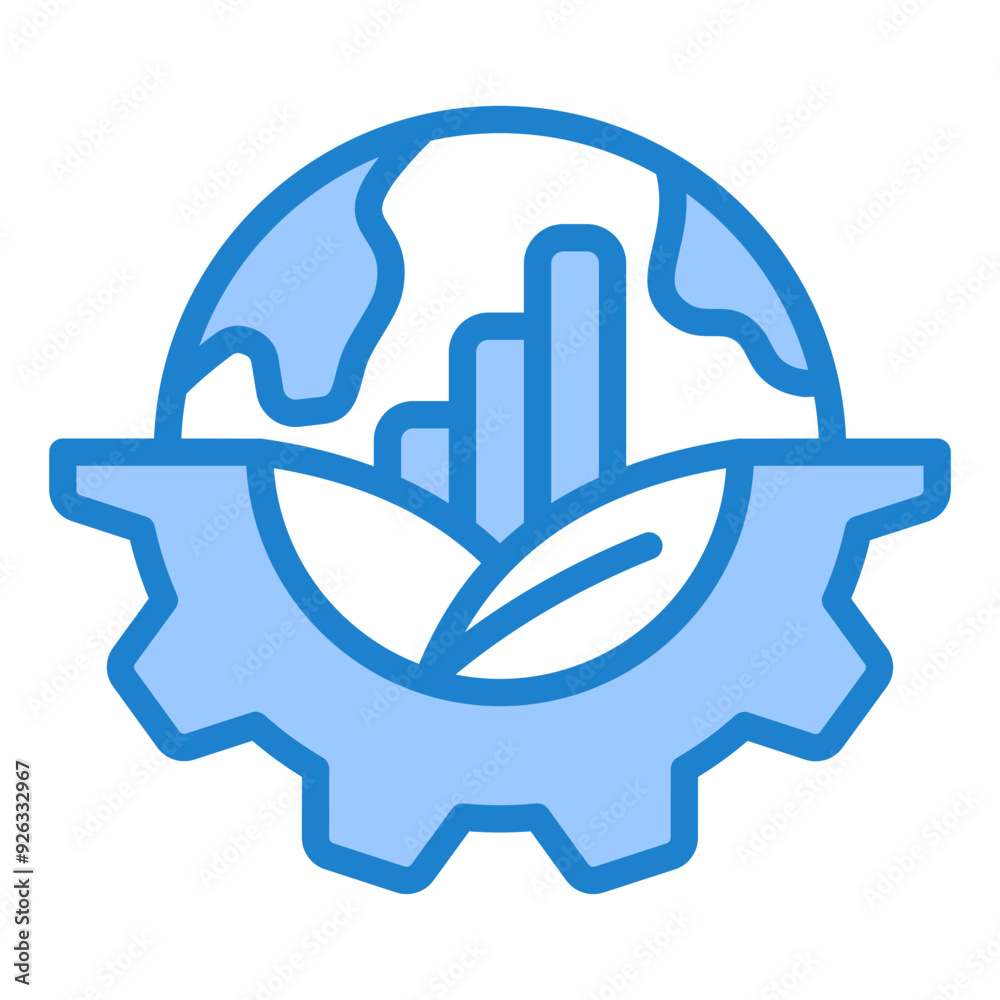 Sustainable Development Icon Sustainable Development Icon