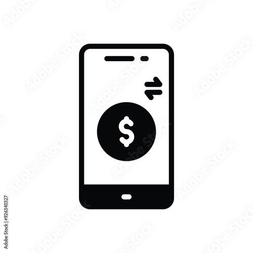 Online Transaction vector icon