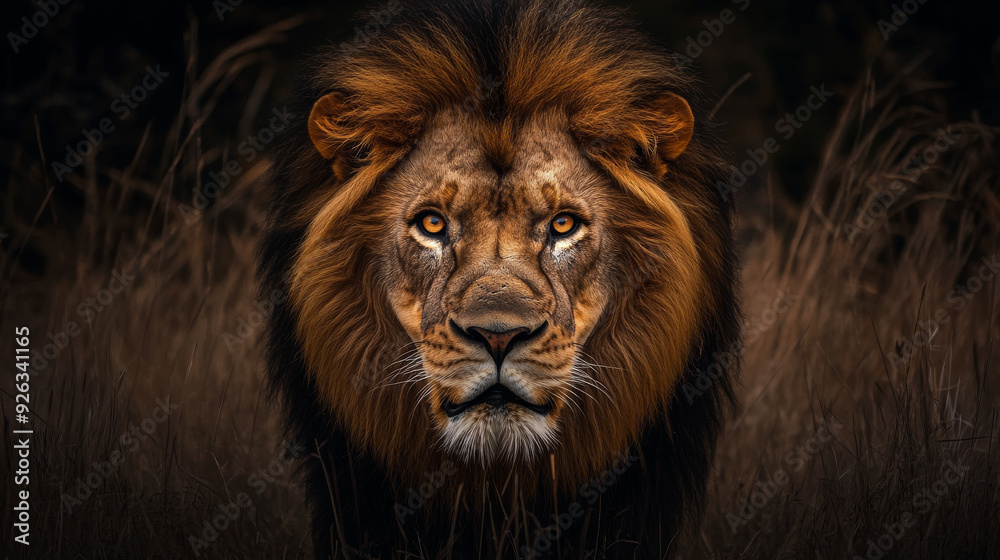 A fearsome lion stares menacingly into the camera lens. --ar 16:9 --v 6.1 Job ID: d4dd4c07-9673-47d5-ab1e-f84b227b0863 A fearsome lion stares menacingly into the camera lens. --ar 16:9 --v 6.1 Job ID: d4dd4c07-9673-47d5-ab1e-f84b227b0863