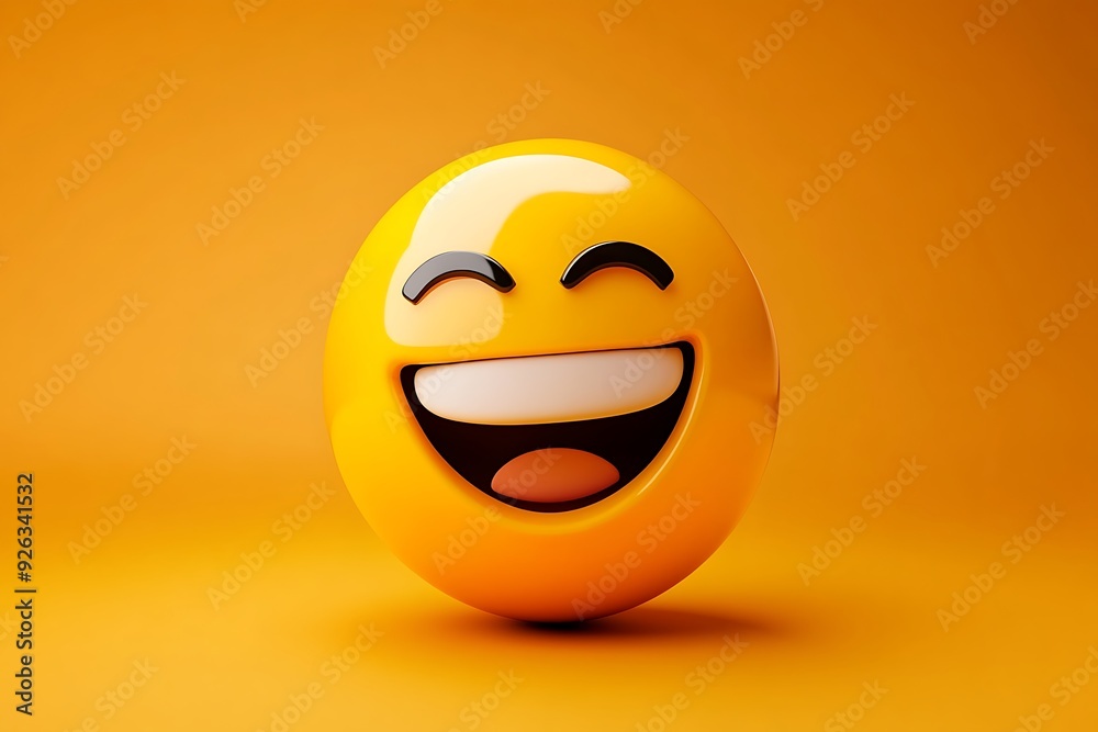 Fototapeta premium World smile day illustration.