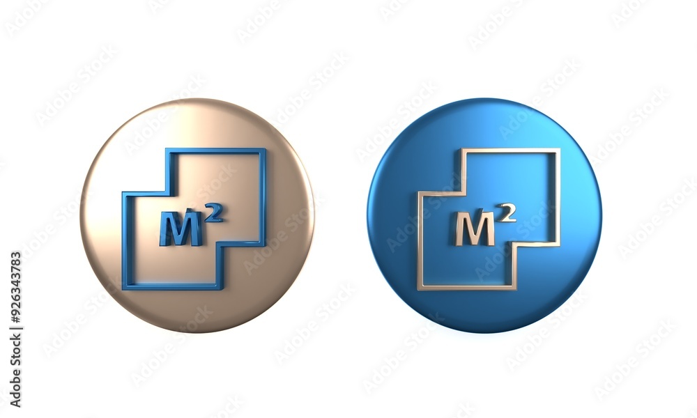 Colorful House plan icon isolated on white background. Circle button. 3D render illustration Colorful House plan icon isolated on white background. Circle button. 3D render illustration