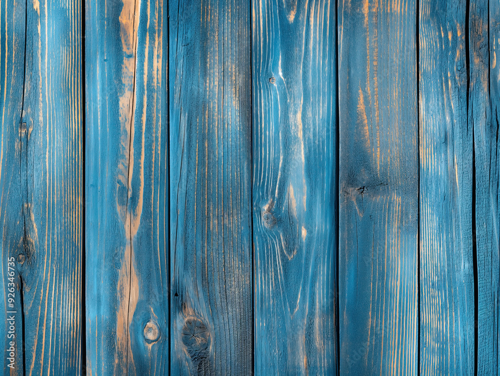 Obraz premium Blue Wood Texture