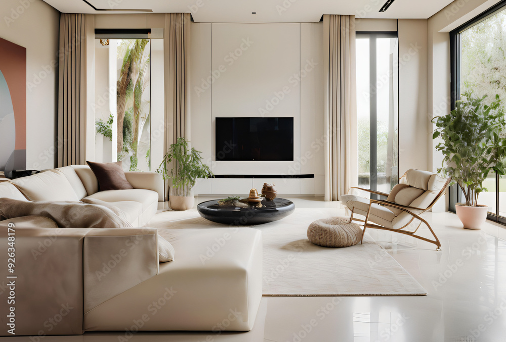 Fototapeta premium living room interior