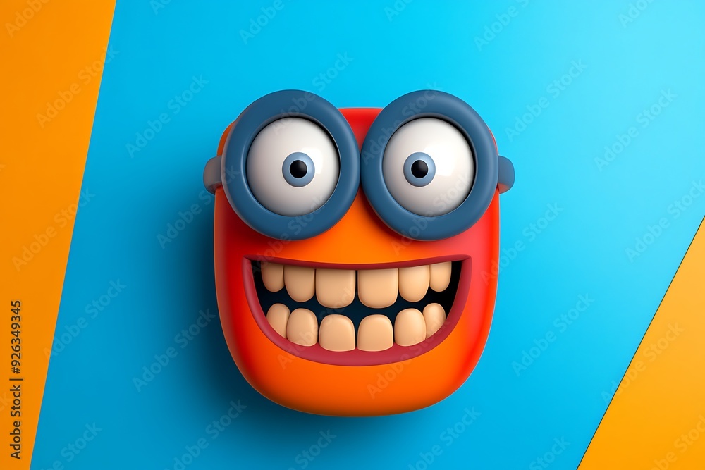 Fototapeta premium World smile day illustration.
