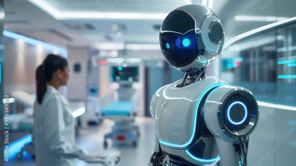 Robot Assistant Comforts Patient: Future of AI in Healthcare Robot Assistant Comforts Patient: Future of AI in Healthcare