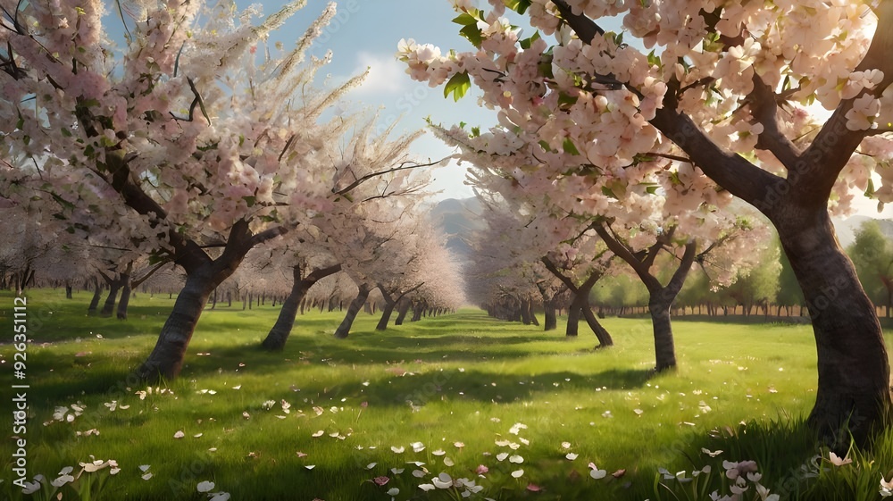 Fototapeta premium spring in the park