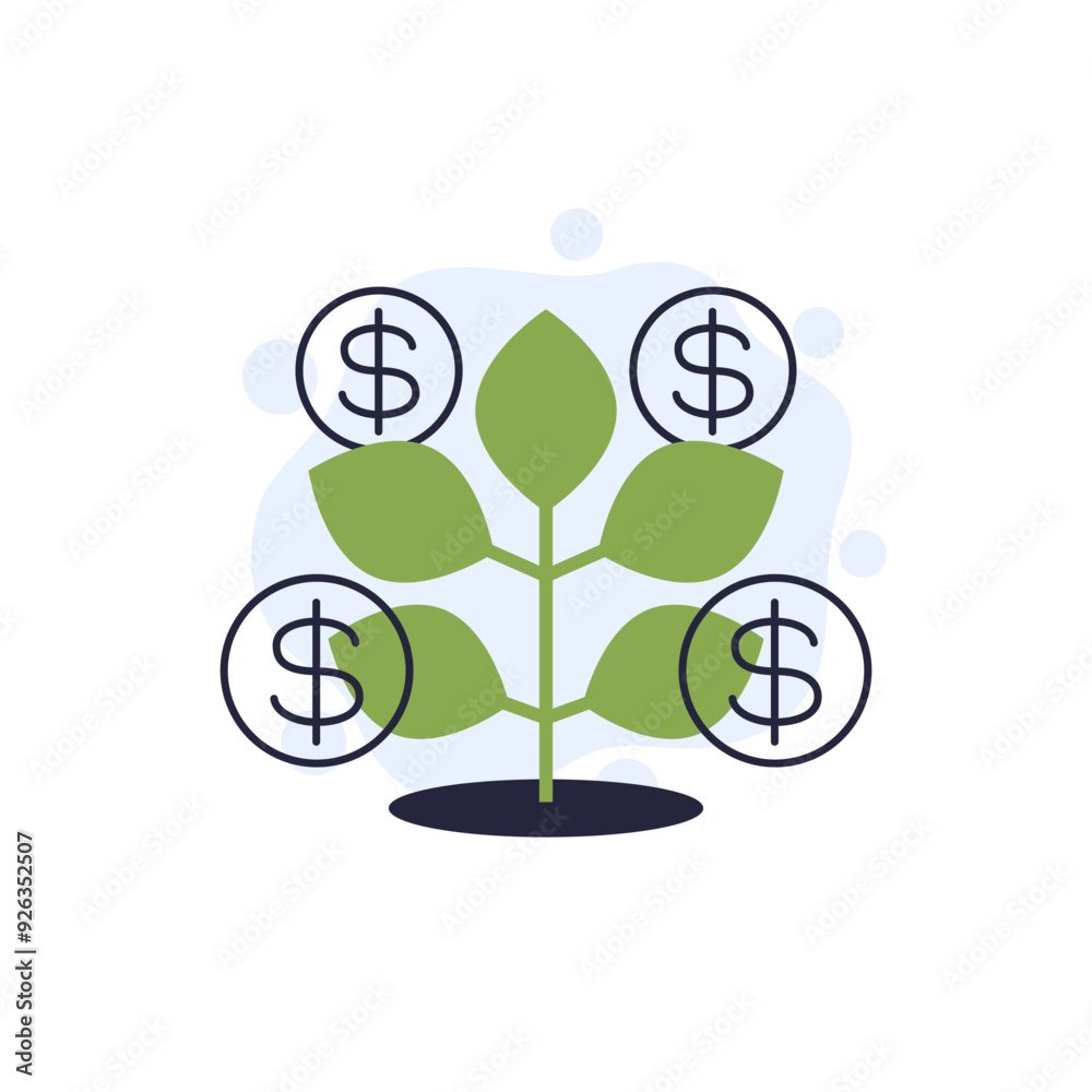 seed money icon, venture capital vector seed money icon, venture capital vector