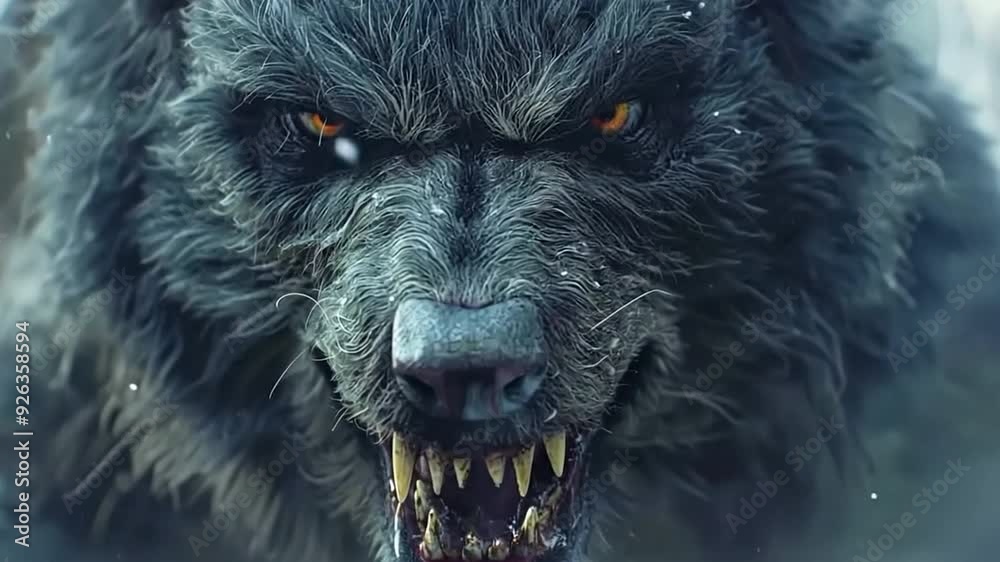 a frightening werewolf Halloween outfit
