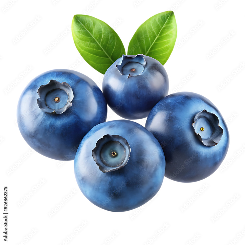blueberries on a white background blueberries on a white background