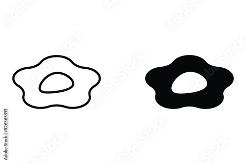 omelet concept line icon. Simple element illustration. omelet concept outline symbol design from Food set. Can be used for web and mobile UI/UX