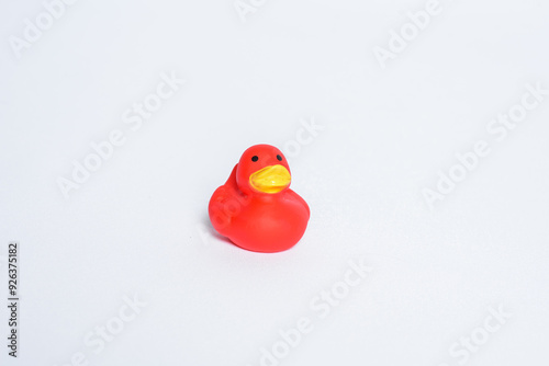 red rubber duck