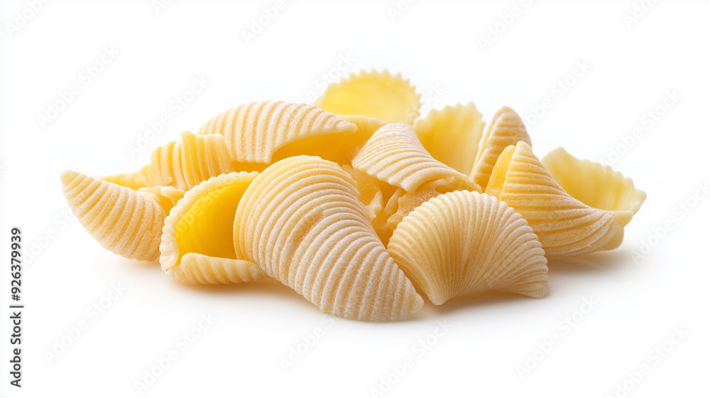 shell pasta isolated on white background shell pasta isolated on white background