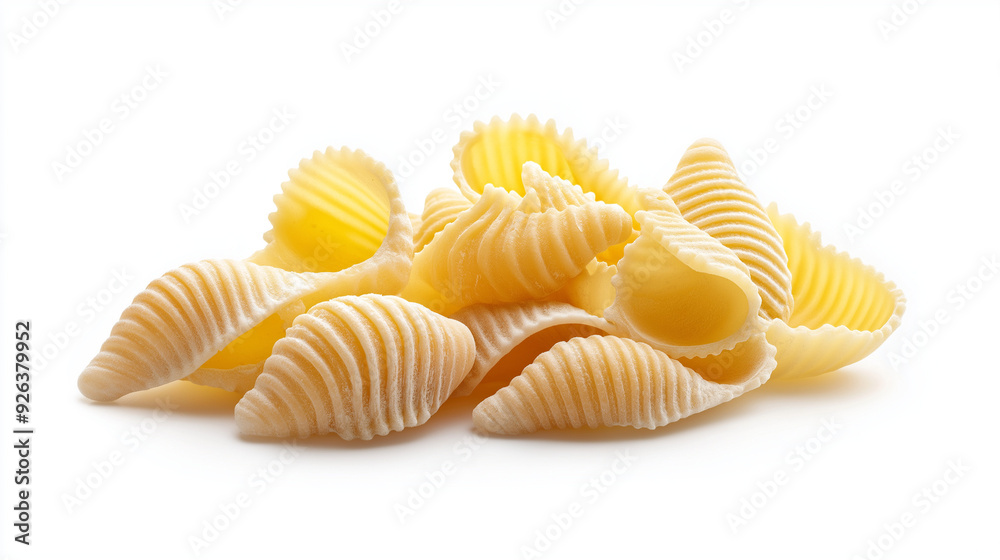 shell pasta isolated on white background shell pasta isolated on white background