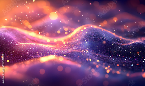 sparkle 3d abstract elegant background