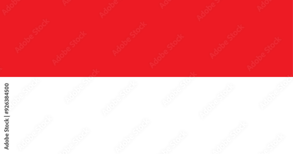 Indonesia Flag Illustration Indonesia Flag Illustration