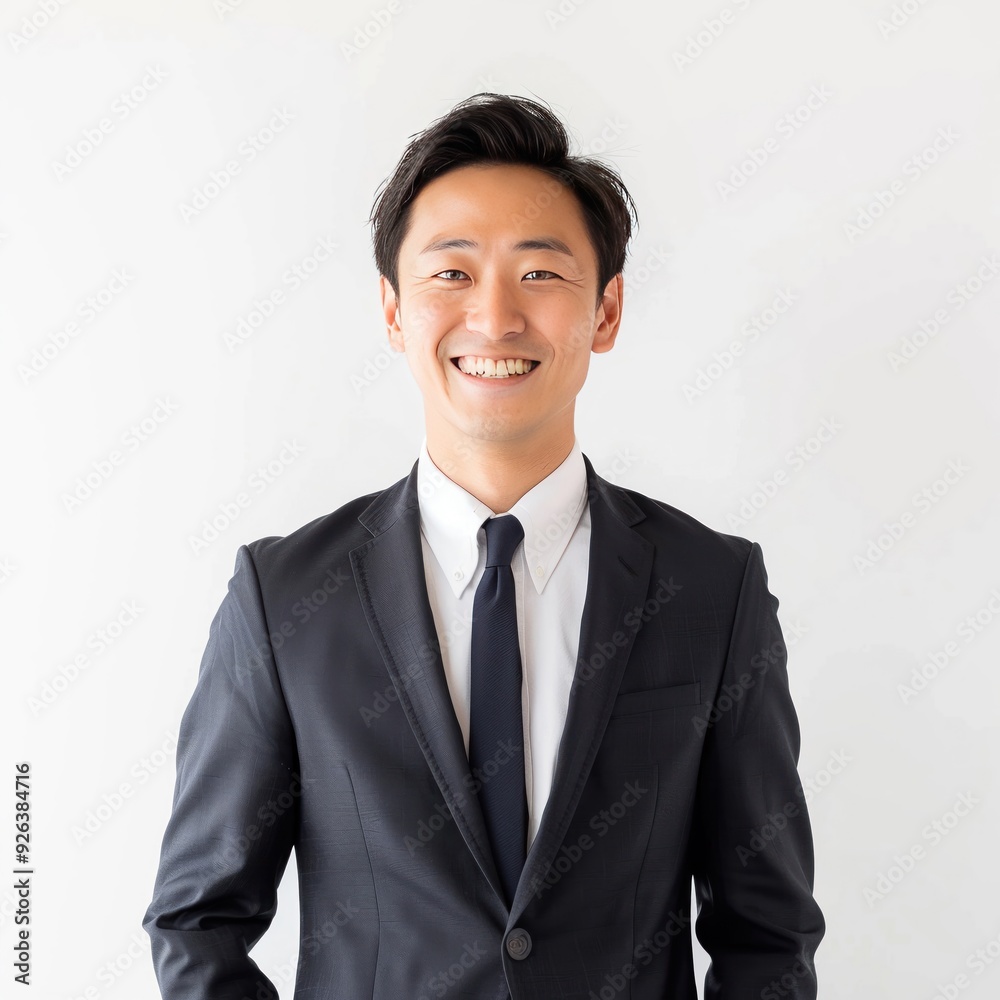 Passionate Asian project manager energetic smile Passionate Asian project manager energetic smile