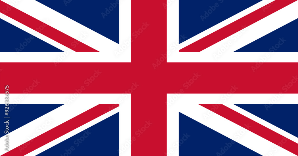 United Kingdom Flag Illustration