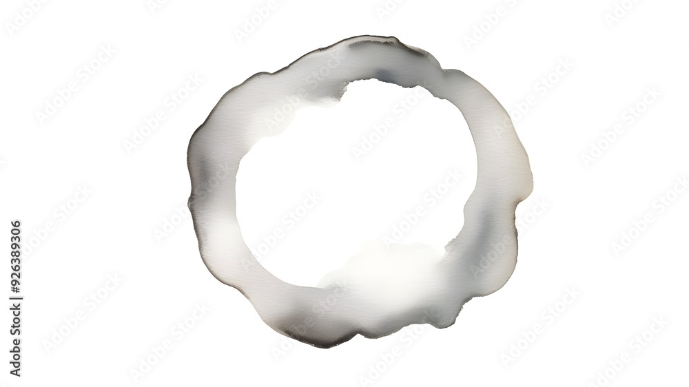 Fototapeta premium A silver gray stain ring