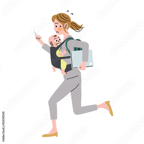 子育て_仕事_親子_走る_大変