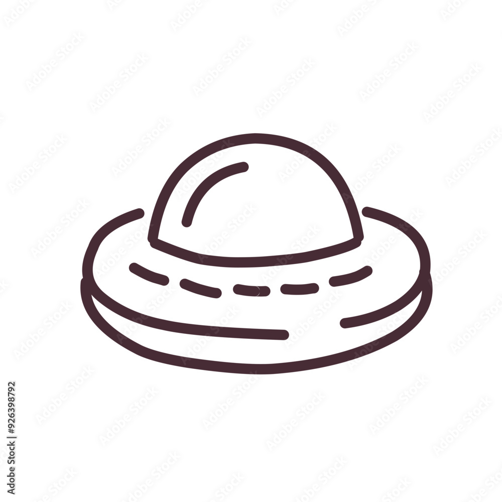 Space and planets line icon Space and planets line icon