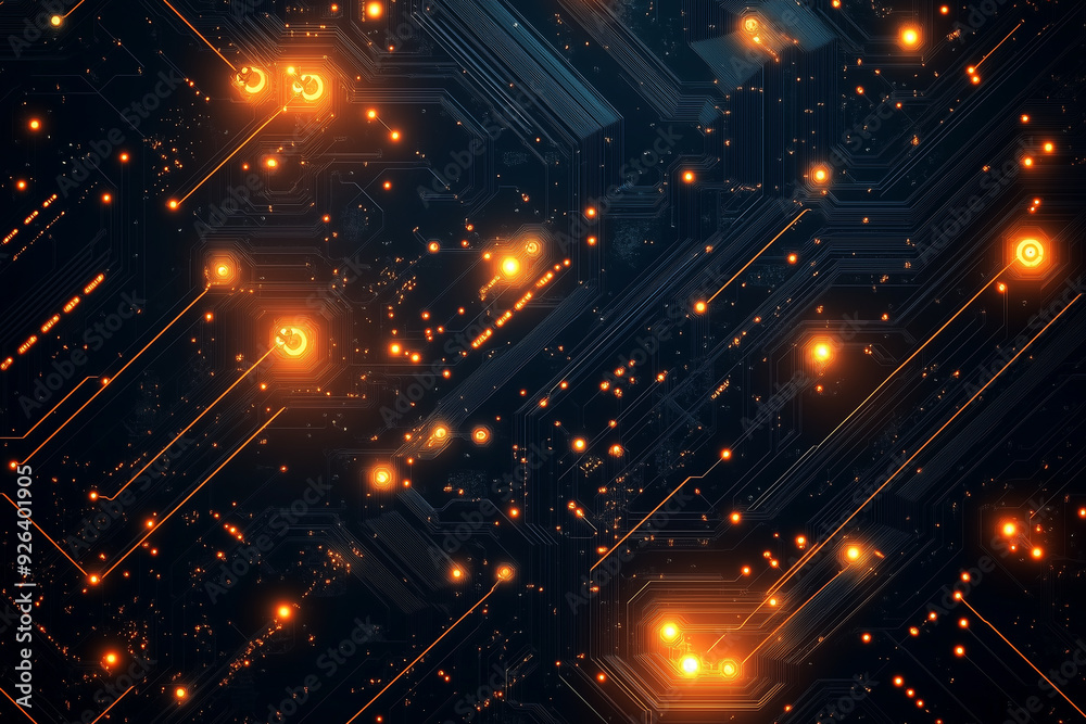 Fototapeta premium Technology and Innovation, background