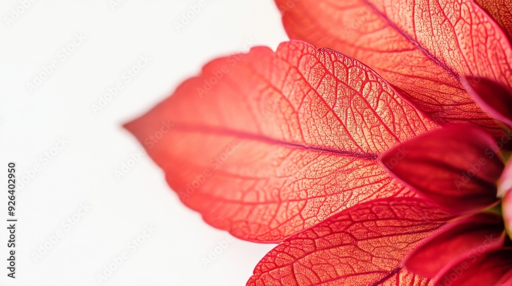 Obraz premium Dahlia leaf closeup.