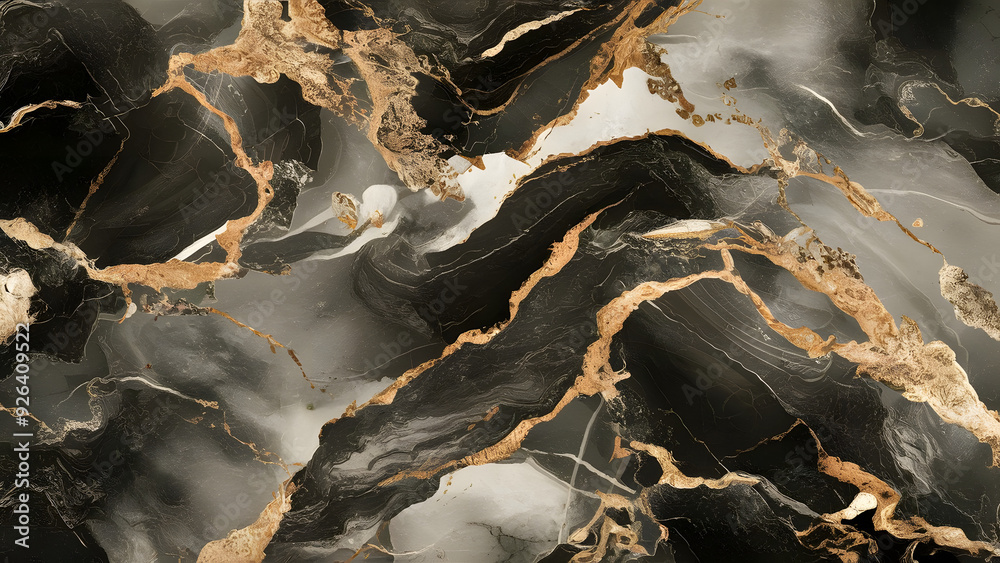Black and Gold Marble Majesty: A luxurious abstract background of black and gold marble texture, perfect for elegant designs. Black and Gold Marble Majesty: A luxurious abstract background of black and gold marble texture, perfect for elegant designs.