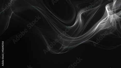 Wallpaper Mural Abstract swirling smoke pattern on a dark background, creating a sense of motion and fluidity. Torontodigital.ca
