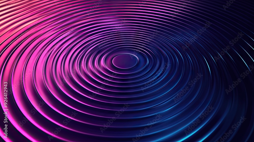 Abstract circle gradient featuring concentric rings and a ripple effect. Ideal for futuristic technology themes, geometric stripe patterns for advertising, web design, and social media. Abstract circle gradient featuring concentric rings and a ripple effect. Ideal for futuristic technology themes, geometric stripe patterns for advertising, web design, and social media.