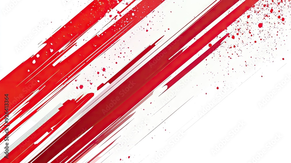 Abstract design with striking red and white stripes set against a gradient white background. Perfect for adding a bold, contemporary touch to digital and print media. Abstract design with striking red and white stripes set against a gradient white background. Perfect for adding a bold, contemporary touch to digital and print media.