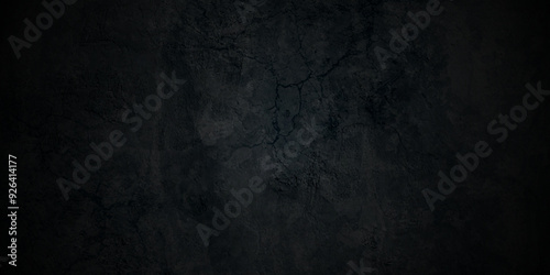 Scary dark black vector wall scratcher the charcoal color gloomy backdrop grunge concrete. old wall blackboard and chalkboard texture grunge texture background.  