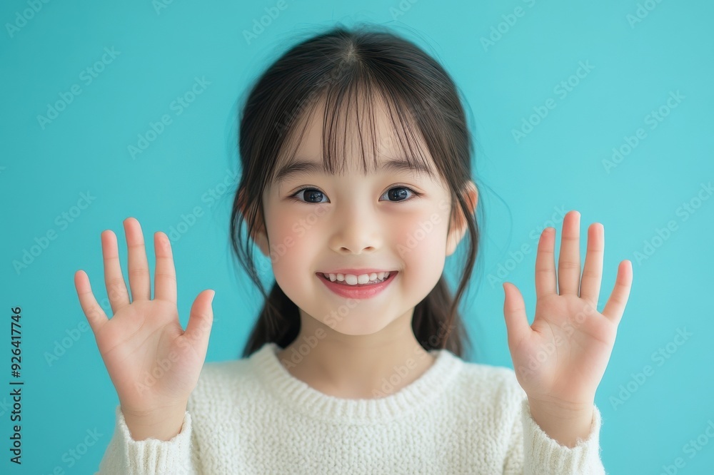 両手を広げてバンザイする笑顔の日本人キッズ(お稽古・お遊戯・ダンス・うれしい・喜ぶ) 両手を広げてバンザイする笑顔の日本人キッズ(お稽古・お遊戯・ダンス・うれしい・喜ぶ)
