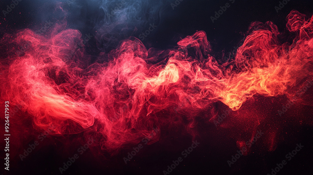 Fototapeta premium red and black smoke texture background
