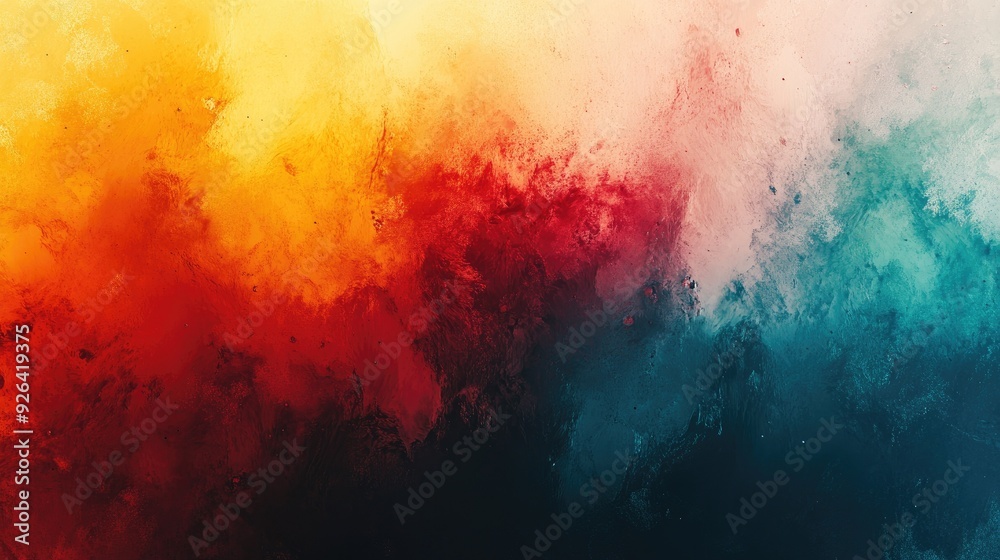Colorful abstract background with a mix of warm and cool tones creating a balanced and engaging visual. Ideal for diverse applications, from digital art to branding projects.
