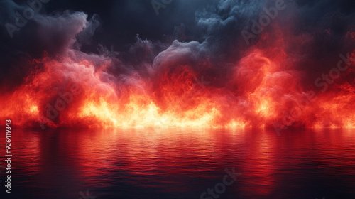 red and black smoke texture background