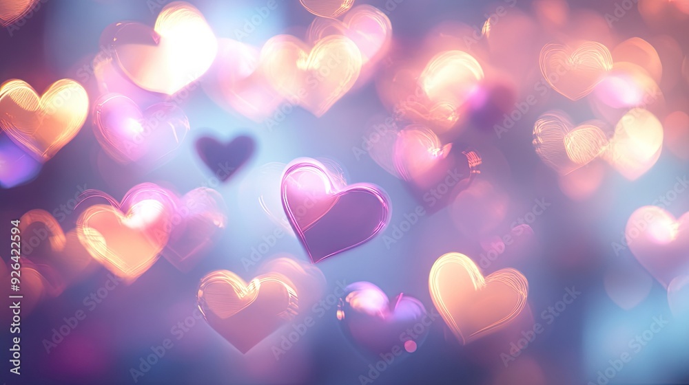 Dreamy blurred background for Valentine's Day, featuring soft hearts and bokeh in EPS 10 vector design, perfect for romantic projects. Dreamy blurred background for Valentine's Day, featuring soft hearts and bokeh in EPS 10 vector design, perfect for romantic projects.