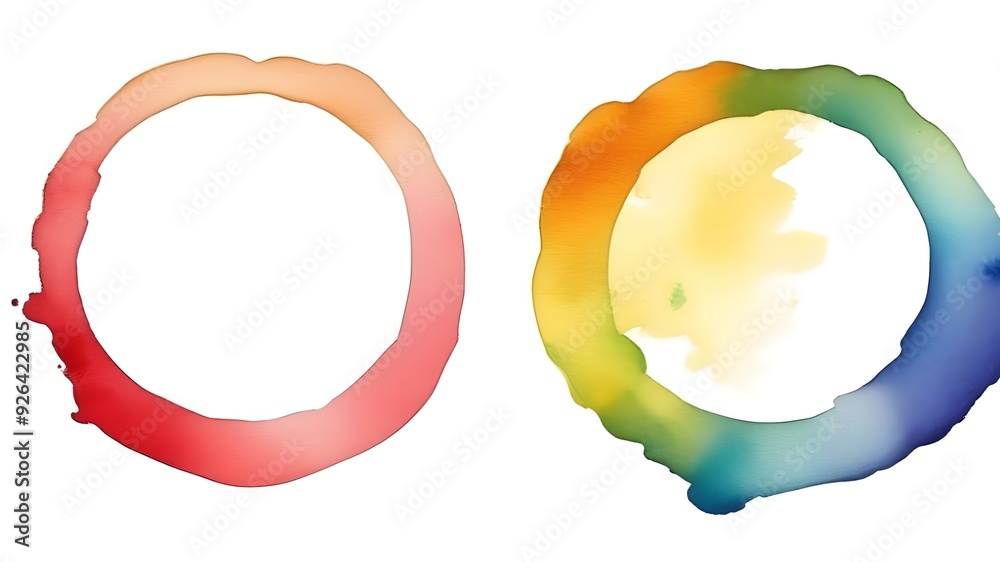 A rainbow stain ring A rainbow stain ring