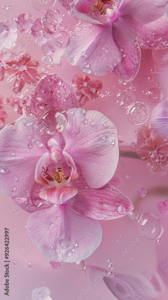 Beautiful flowers floating in a pool of water Beautiful flowers floating in a pool of water