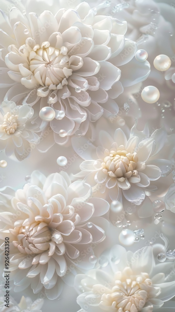 Beautiful flowers floating in a pool of water Beautiful flowers floating in a pool of water
