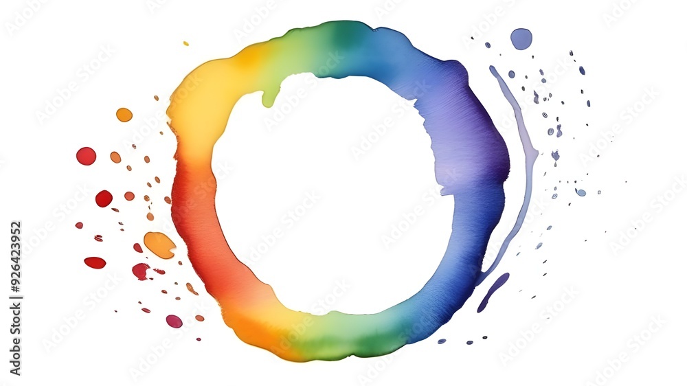 A rainbow stain ring A rainbow stain ring