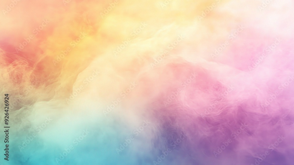 Rainbow background with soft pastel hues blending gently Rainbow background with soft pastel hues blending gently