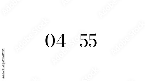 five min countdown 