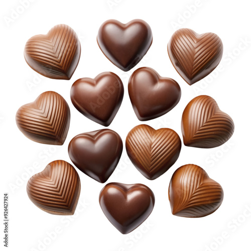 Heart shaped chocolate