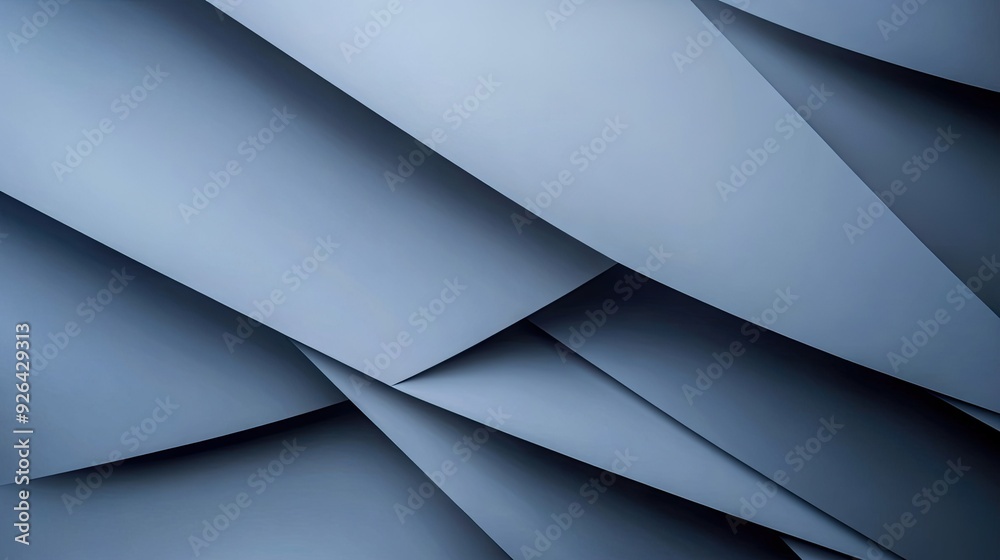 Geometric blue-grey shadow lines on a contemporary background. The abstract, futuristic design offers a sophisticated look with plenty of blank space for text or design elements. - Geometric blue-grey shadow lines on a contemporary background. The abstract, futuristic design offers a sophisticated look with plenty of blank space for text or design elements. -